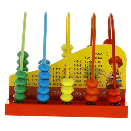 A_1EZU46.jpeg Wooden Abacus Mathematical Learning Rack For Toddlers - Image 1