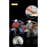 1/10 Alloy Mini Retro Diecast Model Classic Street Motorcycle Toy With Sound And Lights - Image 7