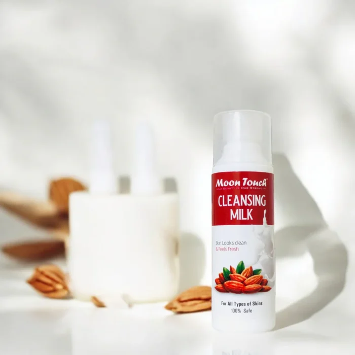 Almond Cleansing Milk (100ml) skin looks clean and feels fresh - Image 1