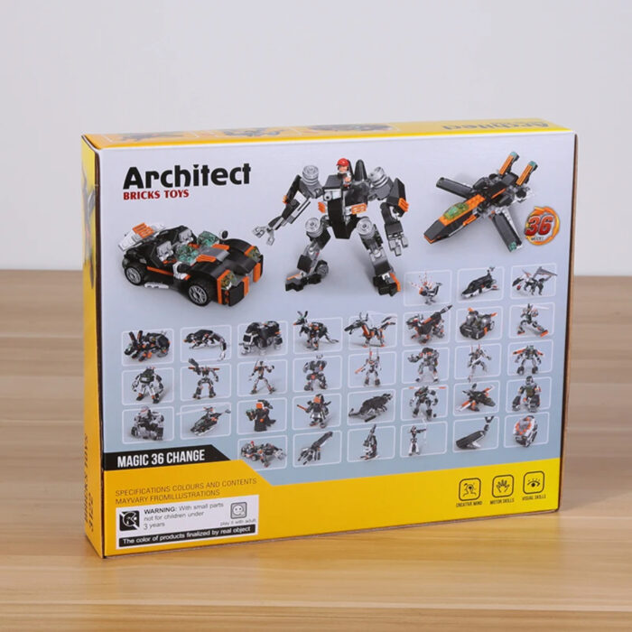 256PCS Architect Magic 36-In-1 Ultimate Building Block Set For Creative Minds - Image 6