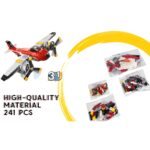 241PCs Creative Architect Propeller Adventures 3 In 1 Bulidng Blocks Set For Kids - Image 5