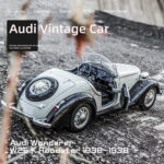 1:36 Interactive Design Audi Wanderer W25k Die-Cast Model Alloy Car With Light - Image 3