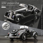 1:36 Interactive Design Audi Wanderer W25k Die-Cast Model Alloy Car With Light - Image 2