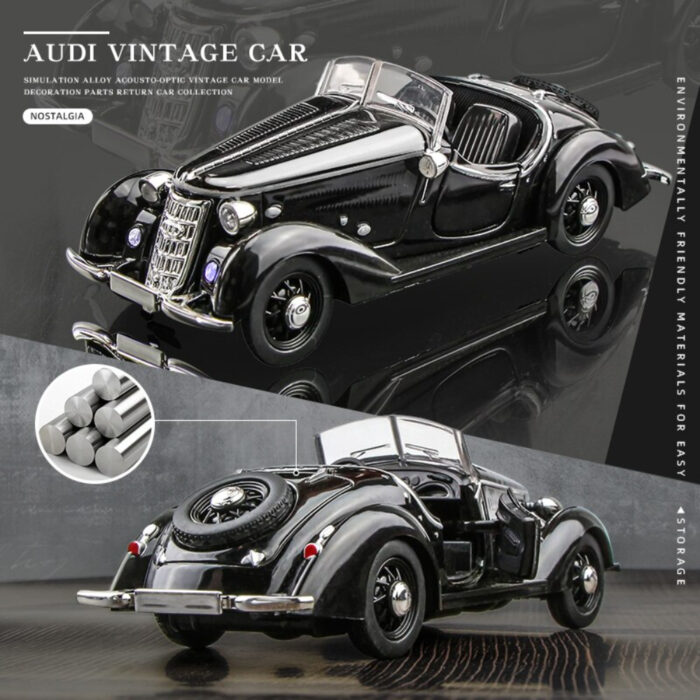 1:36 Interactive Design Audi Wanderer W25k Die-Cast Model Alloy Car With Light - Image 2