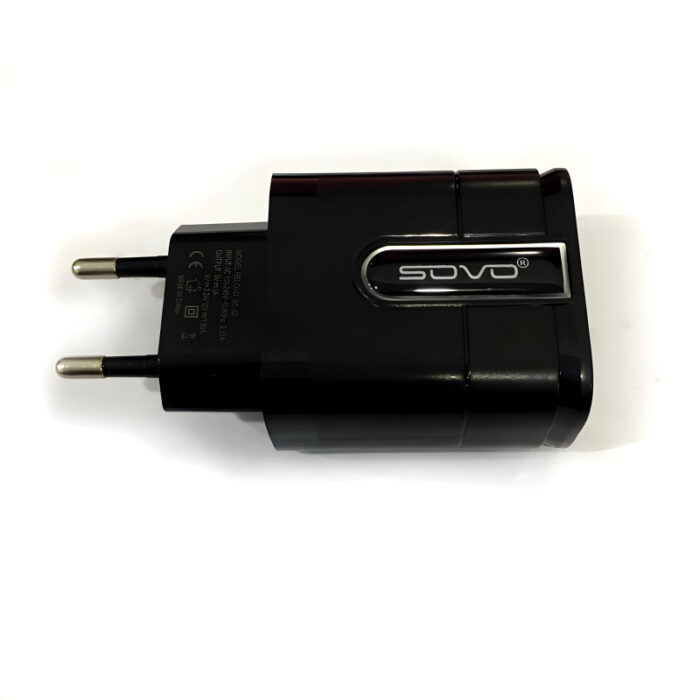 Sovo SE-52 Lexus 2.4 Amp Super Fast Charging Adapter With 2 USB Ports - Image 3