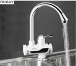 Tankless Electric Hot Water Heater Faucet Kitchen Instant Heating Tap Water With LED