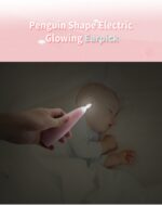 Baby Care Ear Spoon Penguin Shape Light Child Ears Cleaning With Electric Glowing Earwax
