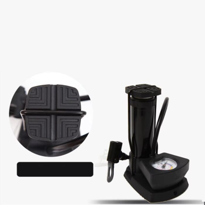 High Pressure Foot Air Pump Heavy Duty Foot Pump for Bike, Ball, Scooter, Car, Inflatable Toys, Mini Pump - Random Color - Image 16