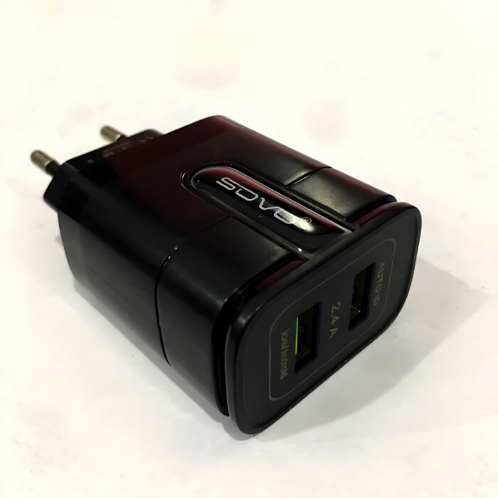 Sovo SE-52 Lexus 2.4 Amp Super Fast Charging Adapter With 2 USB Ports - Image 5