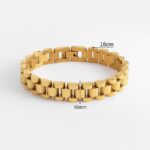 New Dainty Luxurious Style Waterproof Stainless Steel Watch Chain Bracelet - Image 4