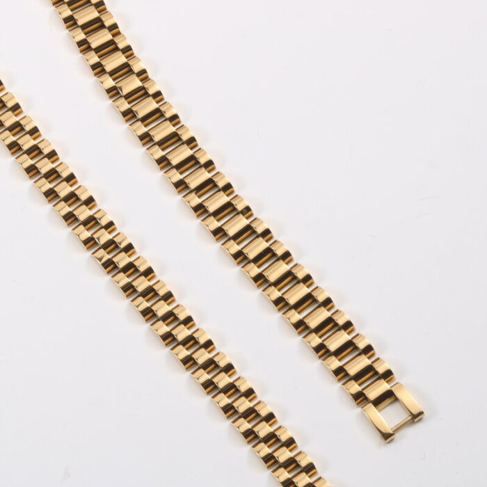 New Dainty Luxurious Style Waterproof Stainless Steel Watch Chain Bracelet - Image 8