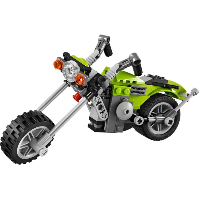 129Pcs Architect 3-In-1 Highway Cruiser Motorcycle Building Blocks Toy - Image 3