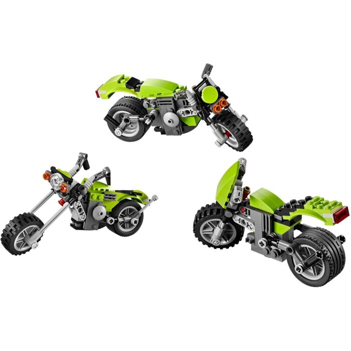 129Pcs Architect 3-In-1 Highway Cruiser Motorcycle Building Blocks Toy - Image 7