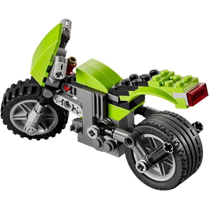 129Pcs Architect 3-In-1 Highway Cruiser Motorcycle Building Blocks Toy - Image 8