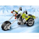 129Pcs Architect 3-In-1 Highway Cruiser Motorcycle Building Blocks Toy - Image 2