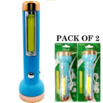 Pack of 2 SD-8639 Mini 2-in-1 COB+LED Dual Modes Super Bright Rechargeable Flashlight - Image 14