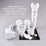 Kemei KM-2199 Multi-Functional Rechargeable Epilator: 5-In-1 Beauty Tools Kit For Women - Image 14