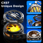 MEMO CX07 Mobile Phone Magnetic/Back-Clip Semiconductor Type-C System Cooling Fan Radiator For IPhone Android - Image 2