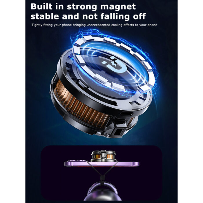 MEMO CX07 Mobile Phone Magnetic/Back-Clip Semiconductor Type-C System Cooling Fan Radiator For IPhone Android - Image 7