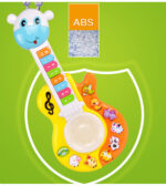 Electronic Guitar Piano Instrument Multi-Function Lighting Teaching Animal Enlightenment Baby Toy