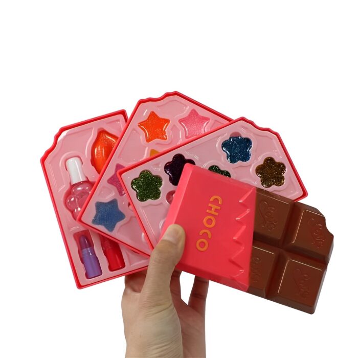 Exquisite Girls Pretend Play Chocolate Cosmetic Makeup Set - Image 1