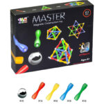 63Pcs Master 3D Stimulating Magnetic Building Construction Sticks And Balls Set - Image 6