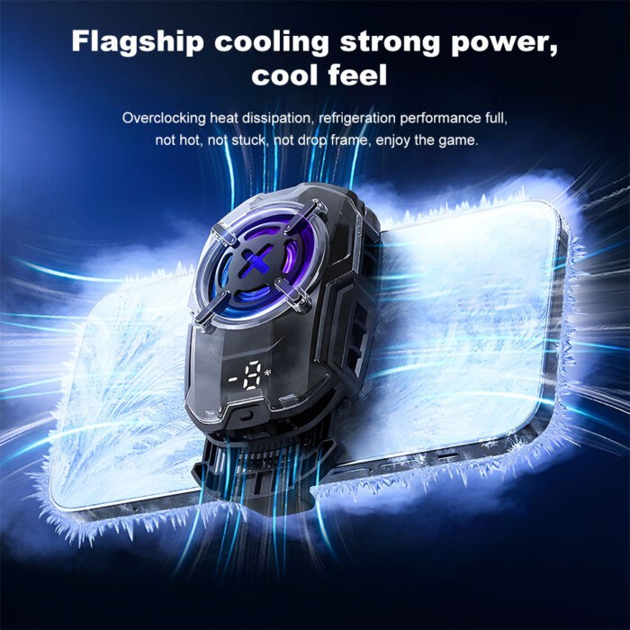 DL-16 27W Mobile Cooling Fan With Digital Display, Three Gears Freezing Modes, AI Frequency Conversion - Image 2