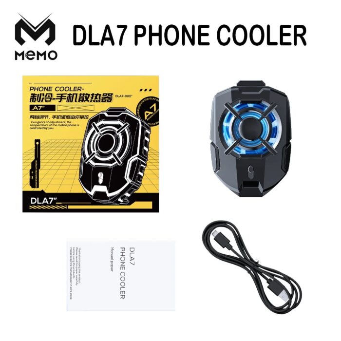 Memo Super Cool DLA7 Two-Gear Adjustment Gaming Phone Cooler With RGB - Image 9