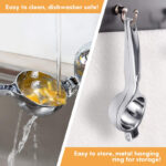Hand-Operated Single Press Stainless Steel Lemon Squeezer - Image 9