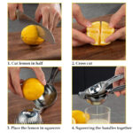 Hand-Operated Single Press Stainless Steel Lemon Squeezer - Image 10