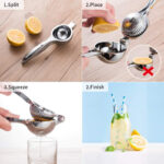 Hand-Operated Single Press Stainless Steel Lemon Squeezer - Image 13