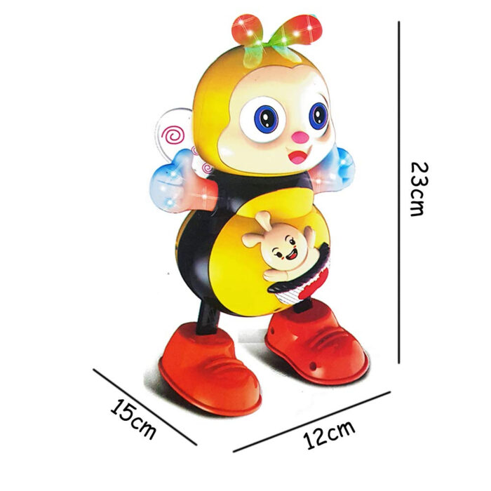 Swing and Sing Bee Toy with LED Lights A Fun and Educational Toy for Toddlers - Image 3