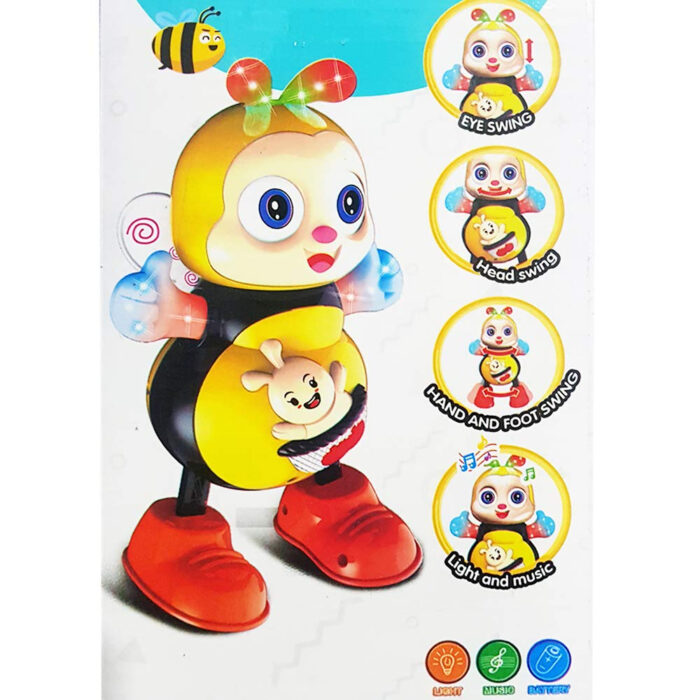 Swing and Sing Bee Toy with LED Lights A Fun and Educational Toy for Toddlers - Image 5