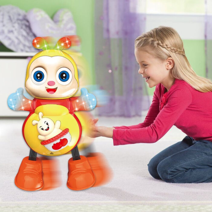 Swing and Sing Bee Toy with LED Lights A Fun and Educational Toy for Toddlers - Image 2