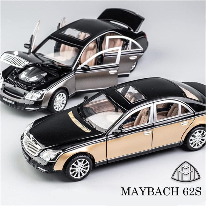 1:24 Maybach 62S Classic Alloy Die-Cast Model Car With Sound And Light - Image 1