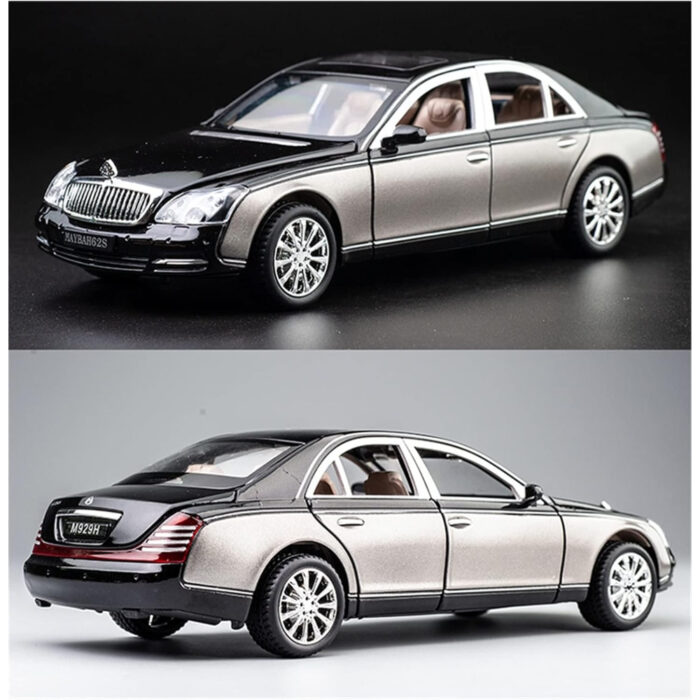 1:24 Maybach 62S Classic Alloy Die-Cast Model Car With Sound And Light - Image 2