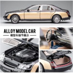 1:24 Maybach 62S Classic Alloy Die-Cast Model Car With Sound And Light - Image 3