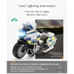 1:14 Friction Powered Alloy Die-Cast Motorbike With Cool Lights Effects And Music - Image 7