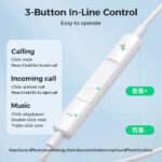 Joyroom JR-EW01 Sonic Fit 3.5mm Wired Earphones with HD Audio and Long-Lasting Comfort - Image 4