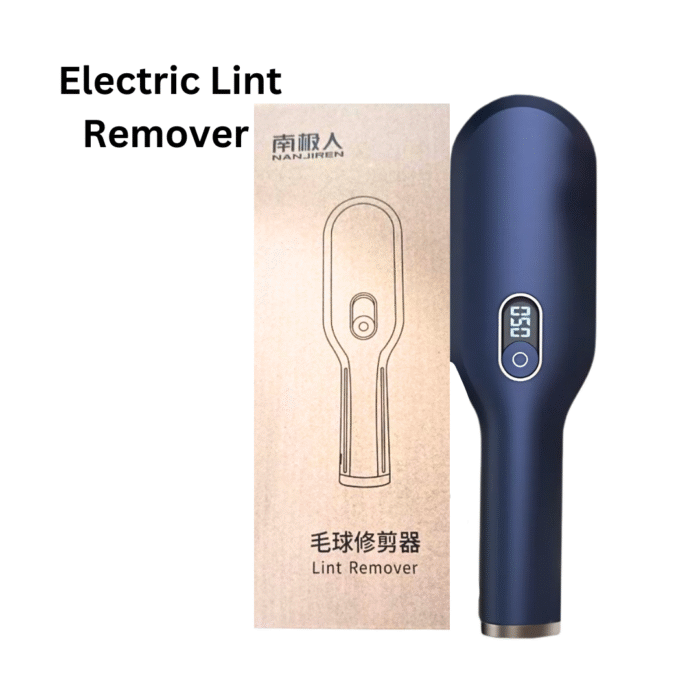 Electric Fabric Lint Shaver Fuzz Remover, LCD Display (Random color) - Image 1