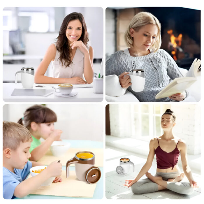 DTM-630 Smart 380ml Portable Automatic Magnetic Self-Stirring Cup - Image 10