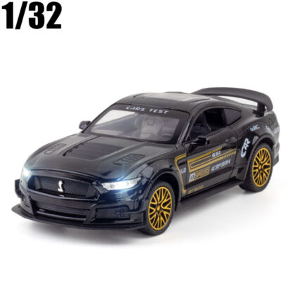 Ford Mustang Shelby GT500 High Simulation Super Pull Back with 4 Open Door Car