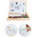 Exquisite Designed Magnetic 3D Wooden Puzzle With Writing And Drawing Board - Image 6