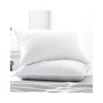 Luxury White Pillow With Imported Printed Cover And Ball Fiber Filling - Image 9