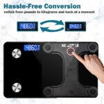 Electron Digital Scale LCD Display Smart Bluetooth BMI Weight Composition Analyzer With Tempered Glass - Image 6