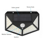 Solar Interaction Light | Solar charging Led Induction Motion sensor wall lamp for Outdoor Garden Courtyard BK-100 - Image 3
