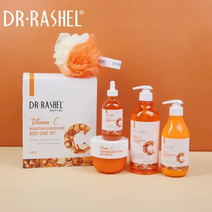 Dr.Rashel Vitamin C Brightening & Nourishing 4-Pieces Body Care Set Gift Box Body care set - Image 4