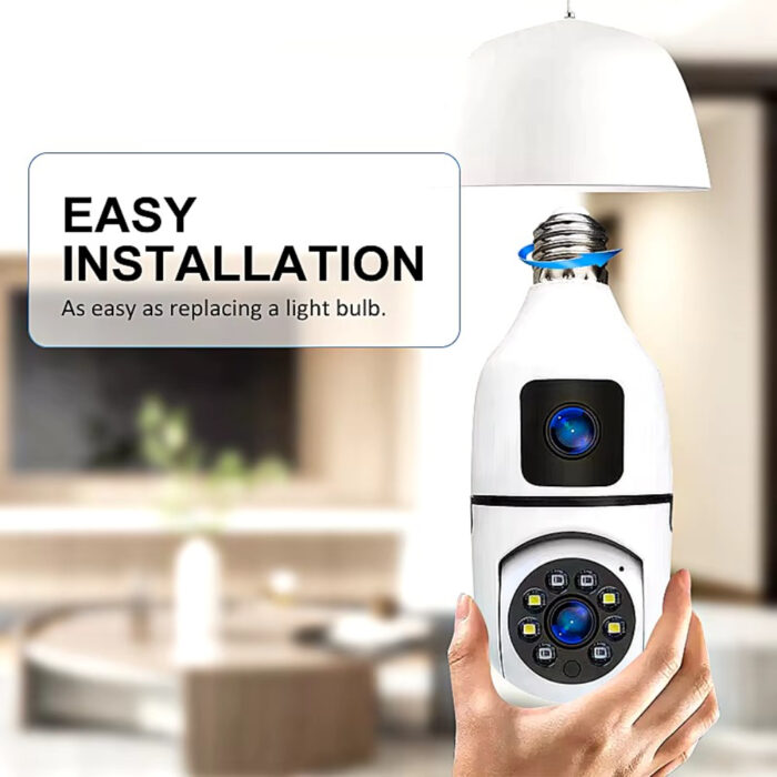 Wireless 360-Degree Pan-Tilt-Zoom Smart Camera with Dual Lenses and IP Connectivity - Image 10