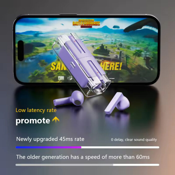 TWS BH15 music wireless Bluetooth ear buds | Transparent Wireless Bluetooth earphones, earbuds, headset for Men and women (Random color) - Image 7