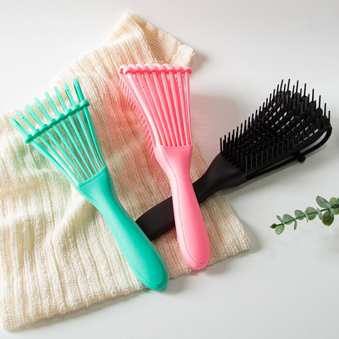 Hair Brush Scalp Massage Hair Comb Detangling Brush for Curly Hair Brush Wet Curly Hairbrush Women(random color) - Image 1